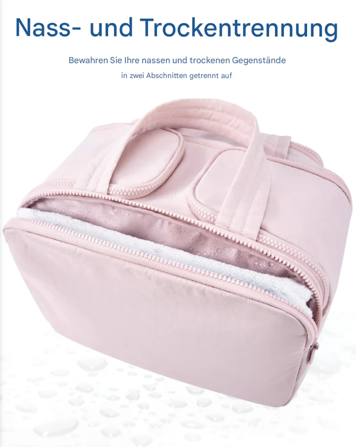 Dames Reis Toilettas Multifunctioneel Organizer Met Slimme Compartimenten - Image 7