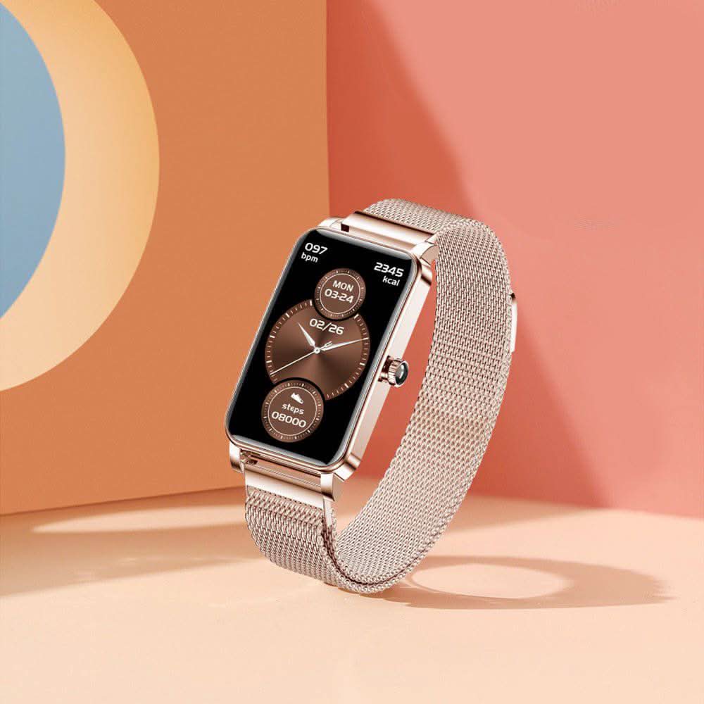Dames Smartwatch Fitness Tracking met Meldingen en Personaliseerbare Wijzerplaten - Image 2