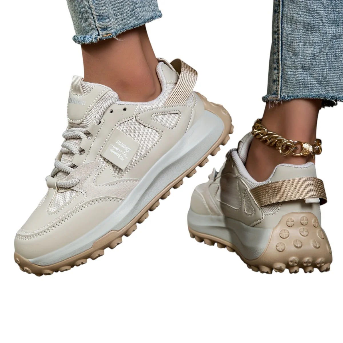 Dames Sneakers Hoge Zool Trendy voor Comfortabele Dagelijkse Stijl - Image 5