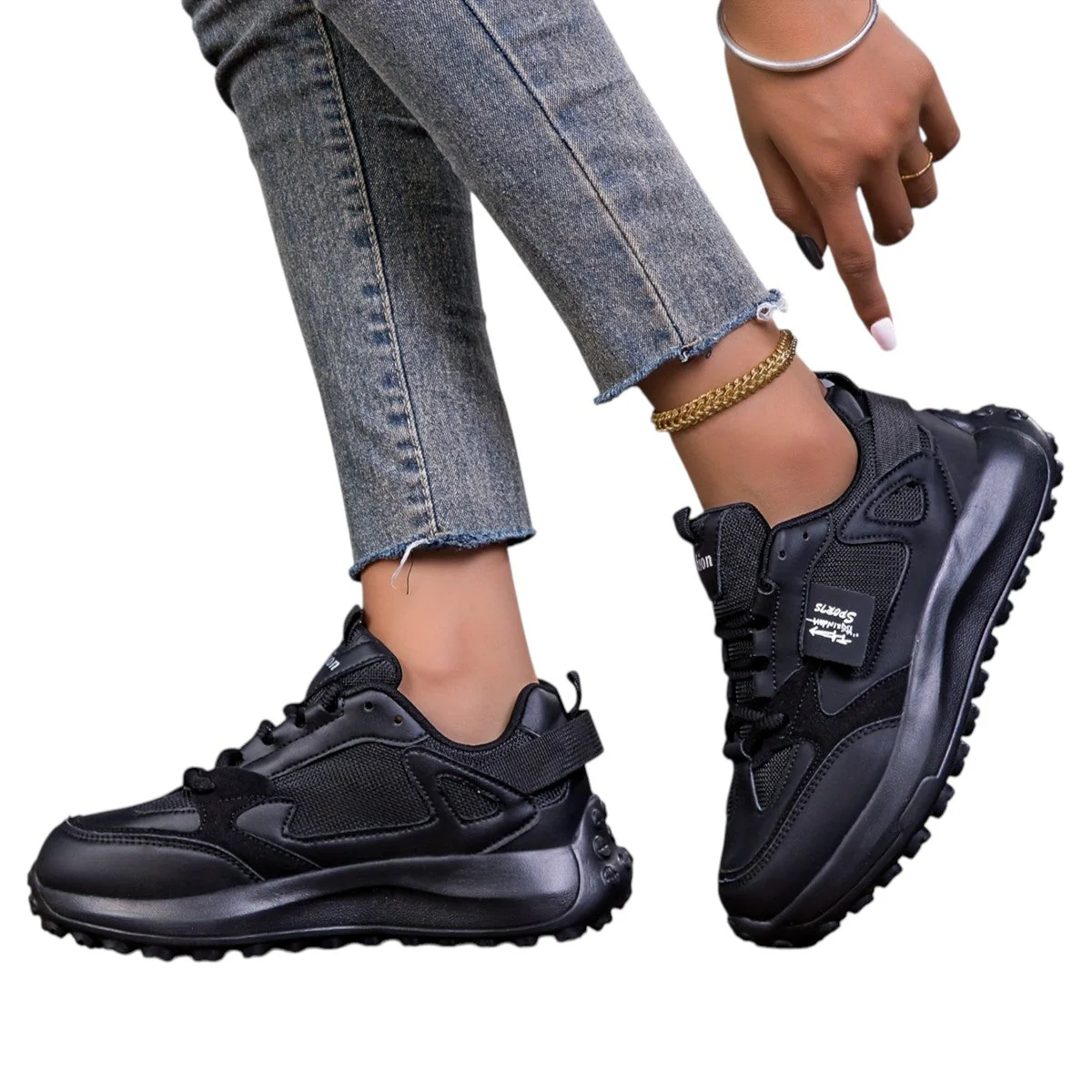 Dames Sneakers Hoge Zool Trendy voor Comfortabele Dagelijkse Stijl - Image 7