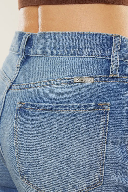 Dames Spijkerbroek Hoge Taille Mom Fit Denim - Image 4