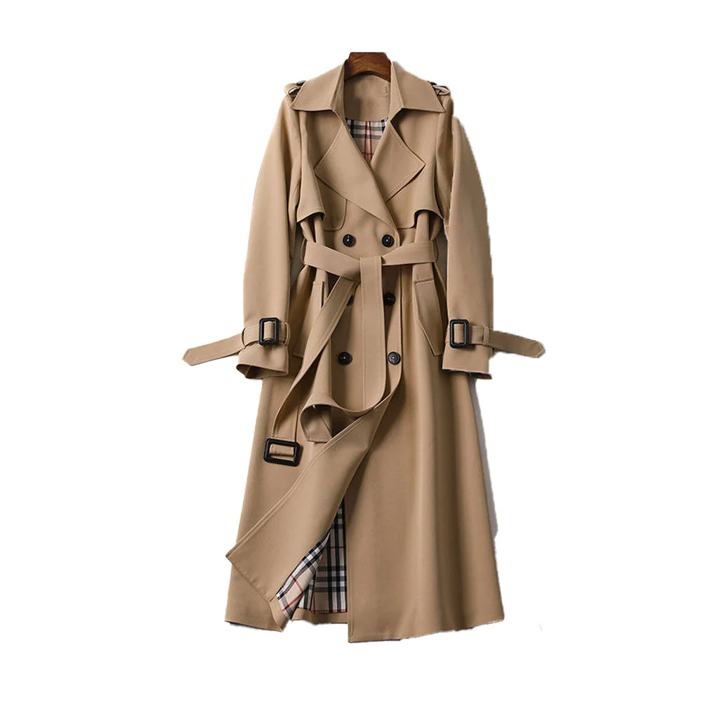 Dames Trenchcoat met Dubbelknopen - Image 2