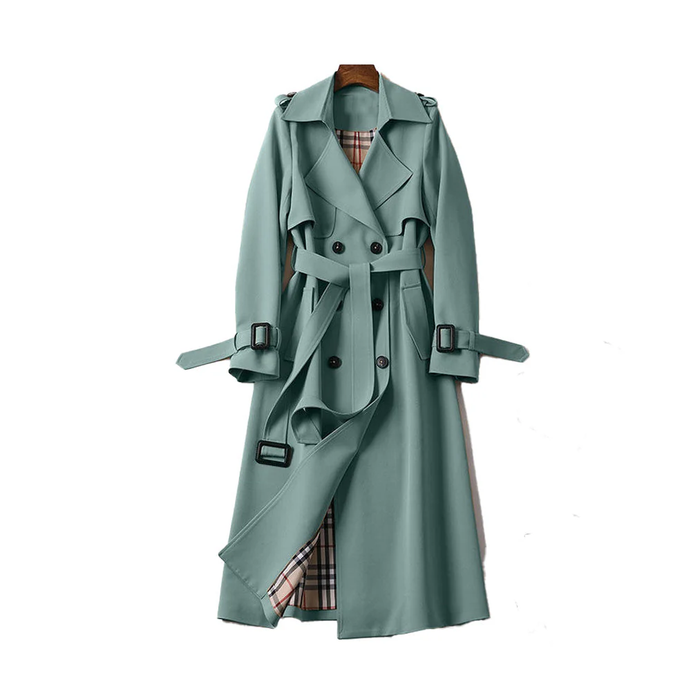 Dames Trenchcoat met Dubbelknopen - Image 5