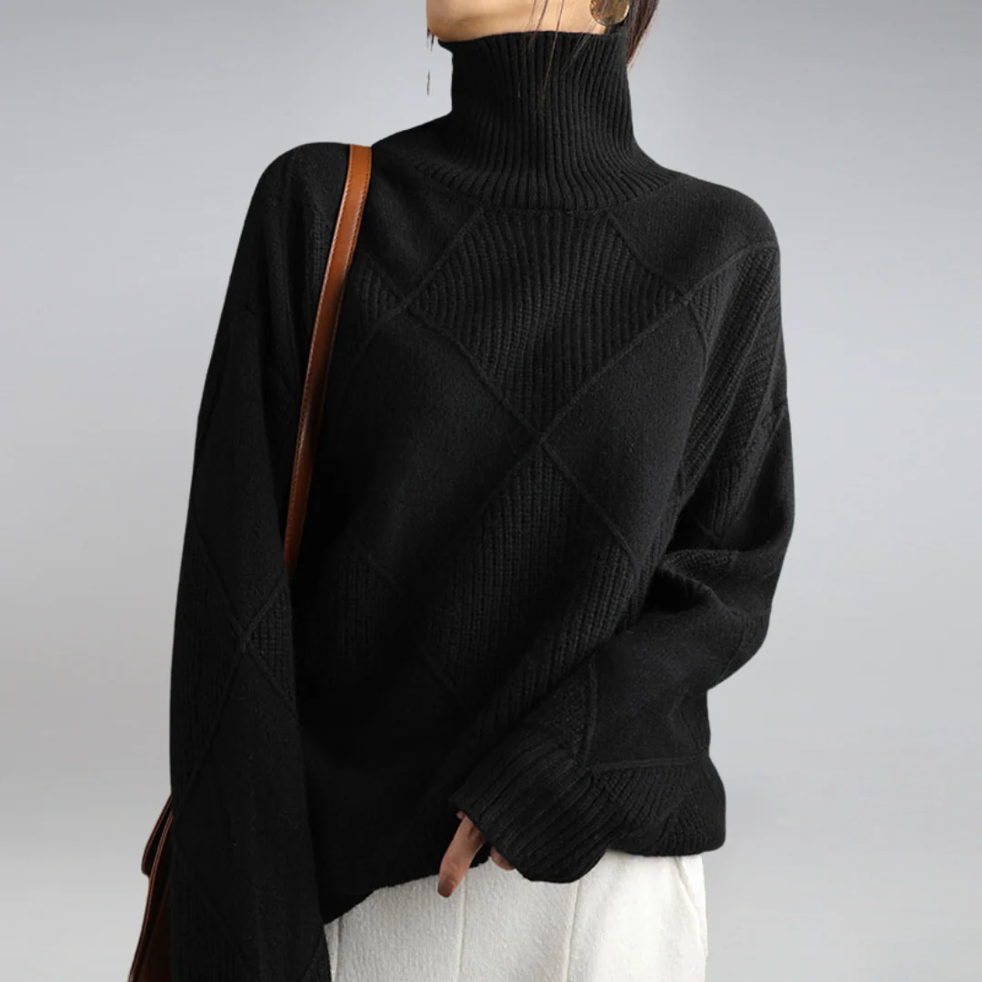 Dames Trui Polokragen van Kashmir voor Casual en Formele Gelegenheden - Image 5