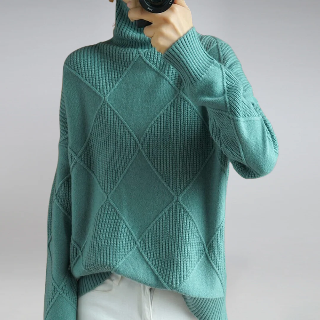 Dames Trui Polokragen van Kashmir voor Casual en Formele Gelegenheden - Image 6