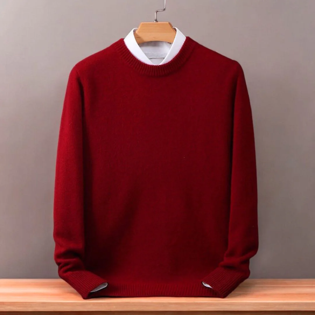 Heren Trui Ultra Zacht Cashmere Blend voor Casual en Formele Gelegenheden - Image 2