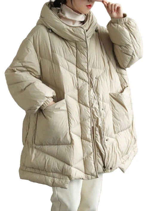 Dames Winterjas met Opstaande Kraag