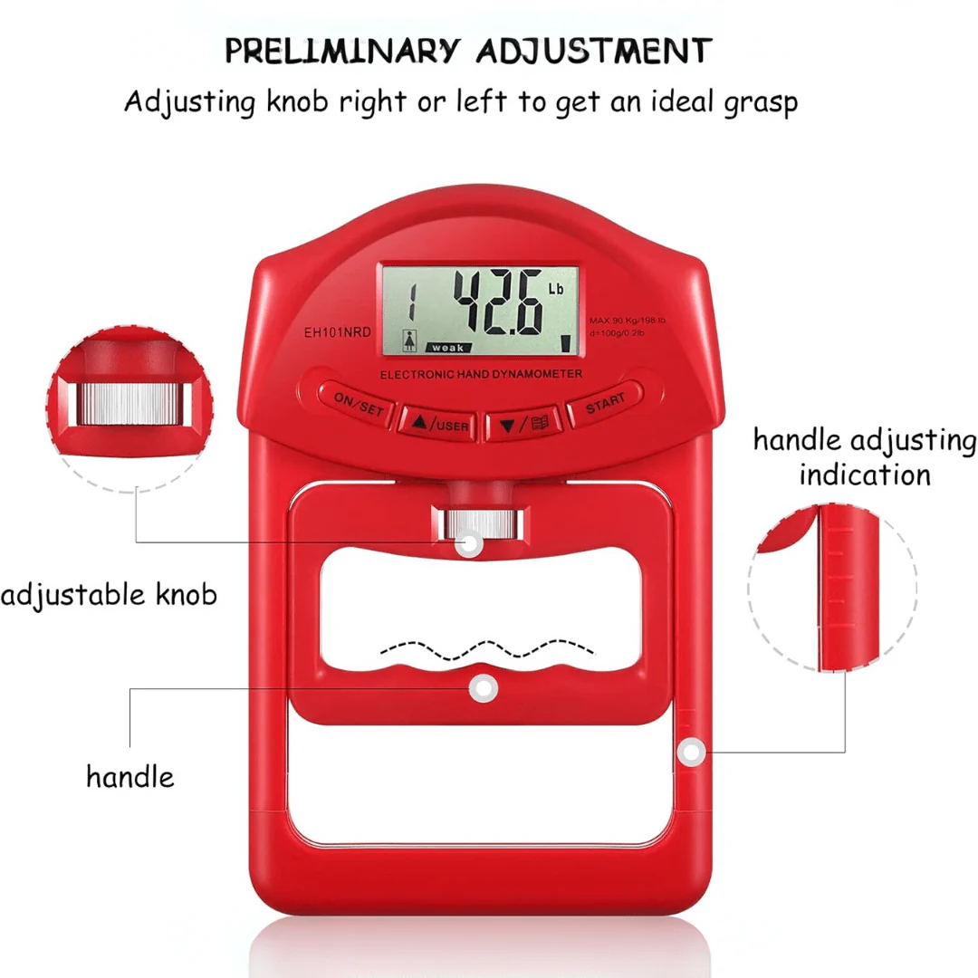 Digitale Handdynamometer voor Nauwkeurige Grijpkrachtmeting - Image 4