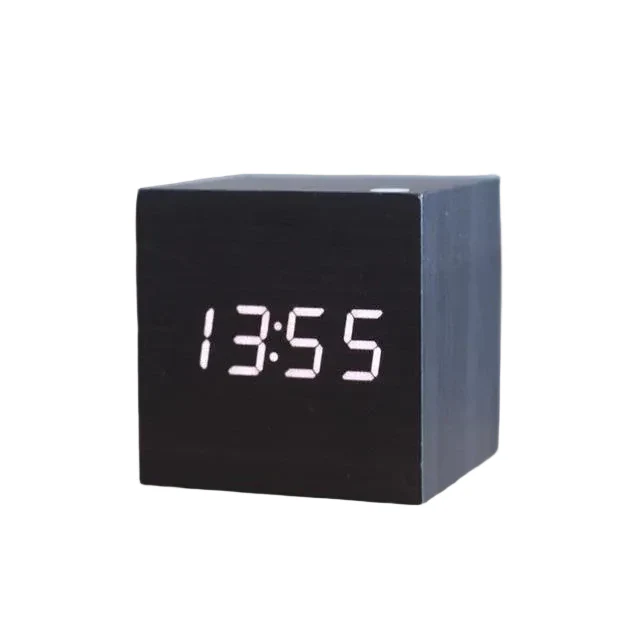 Digitale Klok Modern Minimalistisch voor Thuiskantoor en Werkruimte