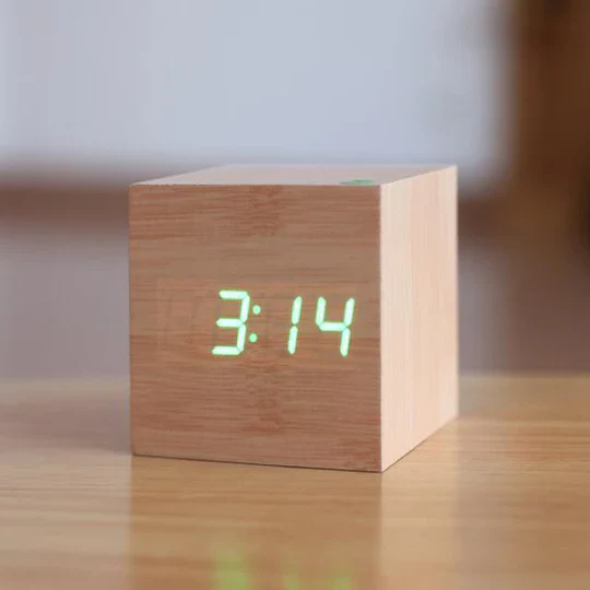 Digitale Klok Modern Minimalistisch voor Thuiskantoor en Werkruimte - Image 4