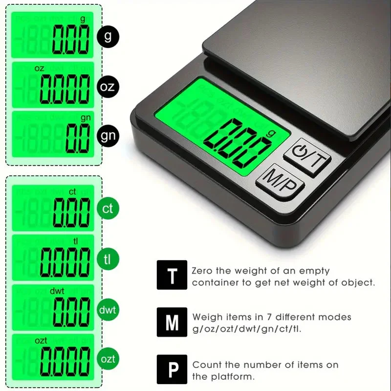 Digitale Weegschaal Compact en Nauwkeurig Voor Thuis en Onderweg - Image 3