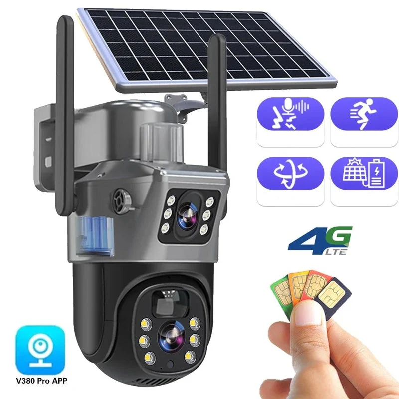 Draadloze Beveiligingscamera Buiten met Zonnepaneel en 4K Beeldkwaliteit - Image 2