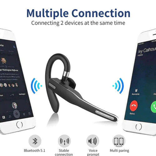 Draadloze Bluetooth 5.1 Headset met Dubbele Microfoon - Image 6