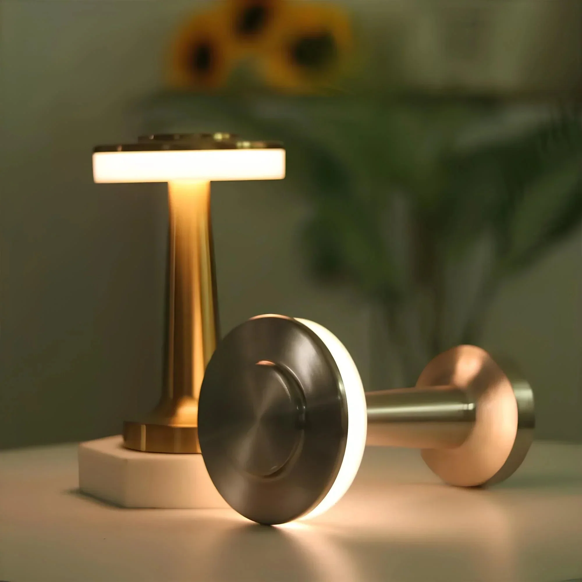 Draadloze Tafellamp Retro Stijl Dimbaar en Oplaadbaar voor Sfeervolle Verlichting - Image 9