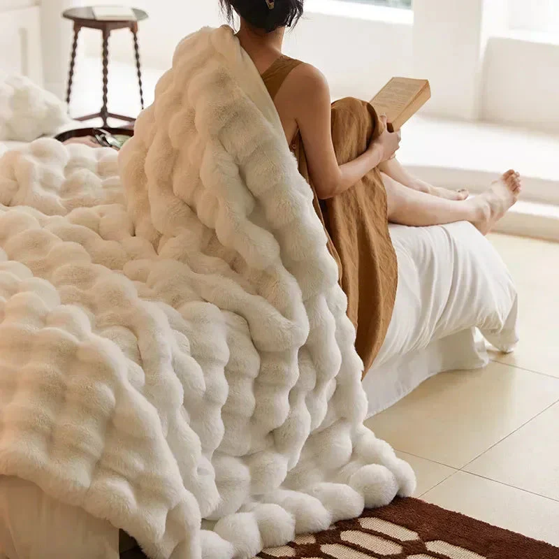 Draagbare Fleece Deken met Stijlvol Ontwerp