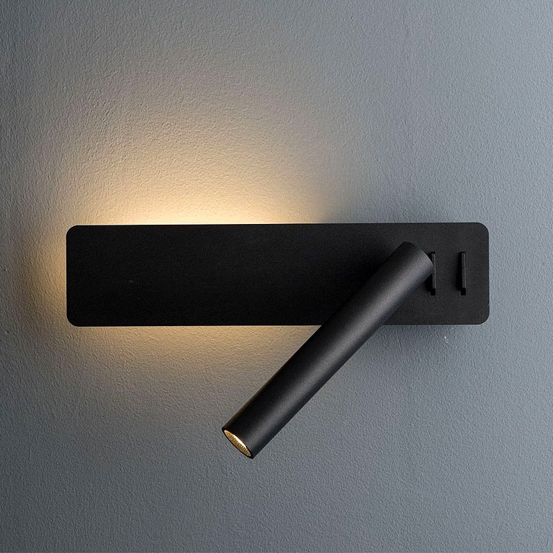 Draaibare LED-leeswandlamp voor het bed - Image 2