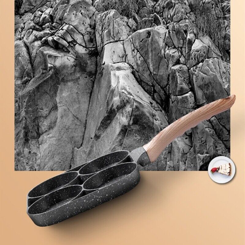 Eierpan voor 4 Porties met Antiaanbaklaag en Ergonomisch Handvat - Image 6