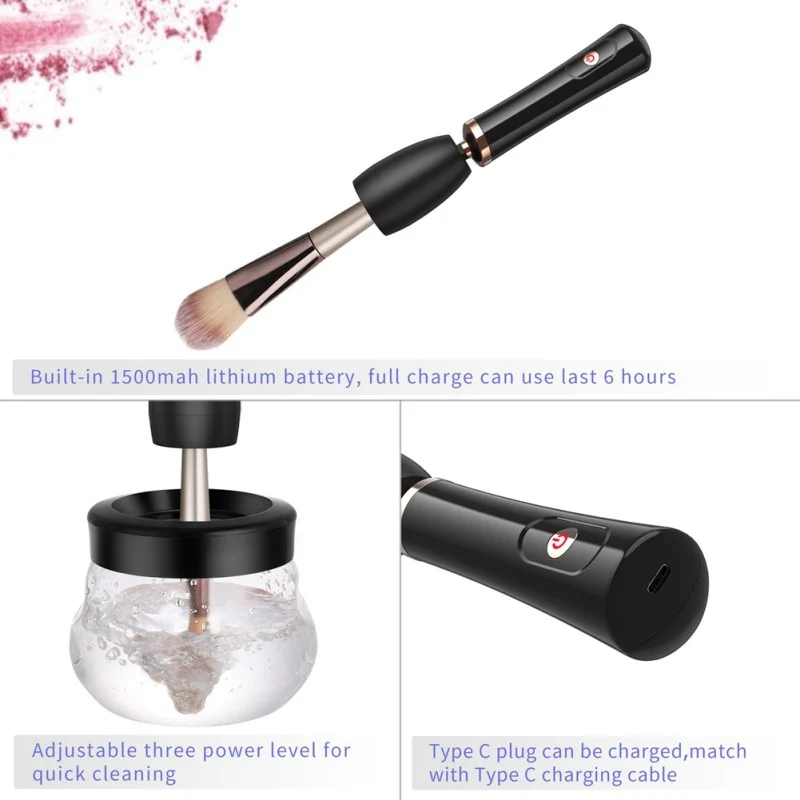 Elektrische Make-up Kwastenreiniger en Droger - Image 4