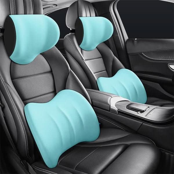 Ergonomisch Kussen Set voor Nek- en Rugondersteuning tijdens Kantoor, Auto en Gaming - Image 4