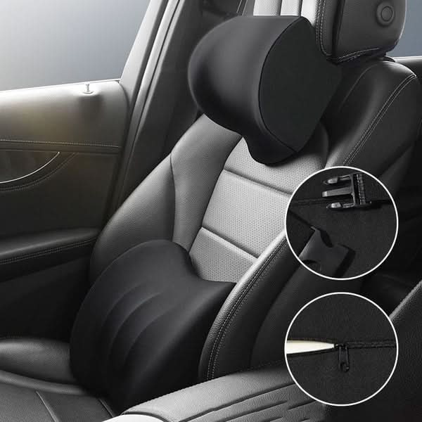 Ergonomisch Kussen Set voor Nek- en Rugondersteuning tijdens Kantoor, Auto en Gaming - Image 6