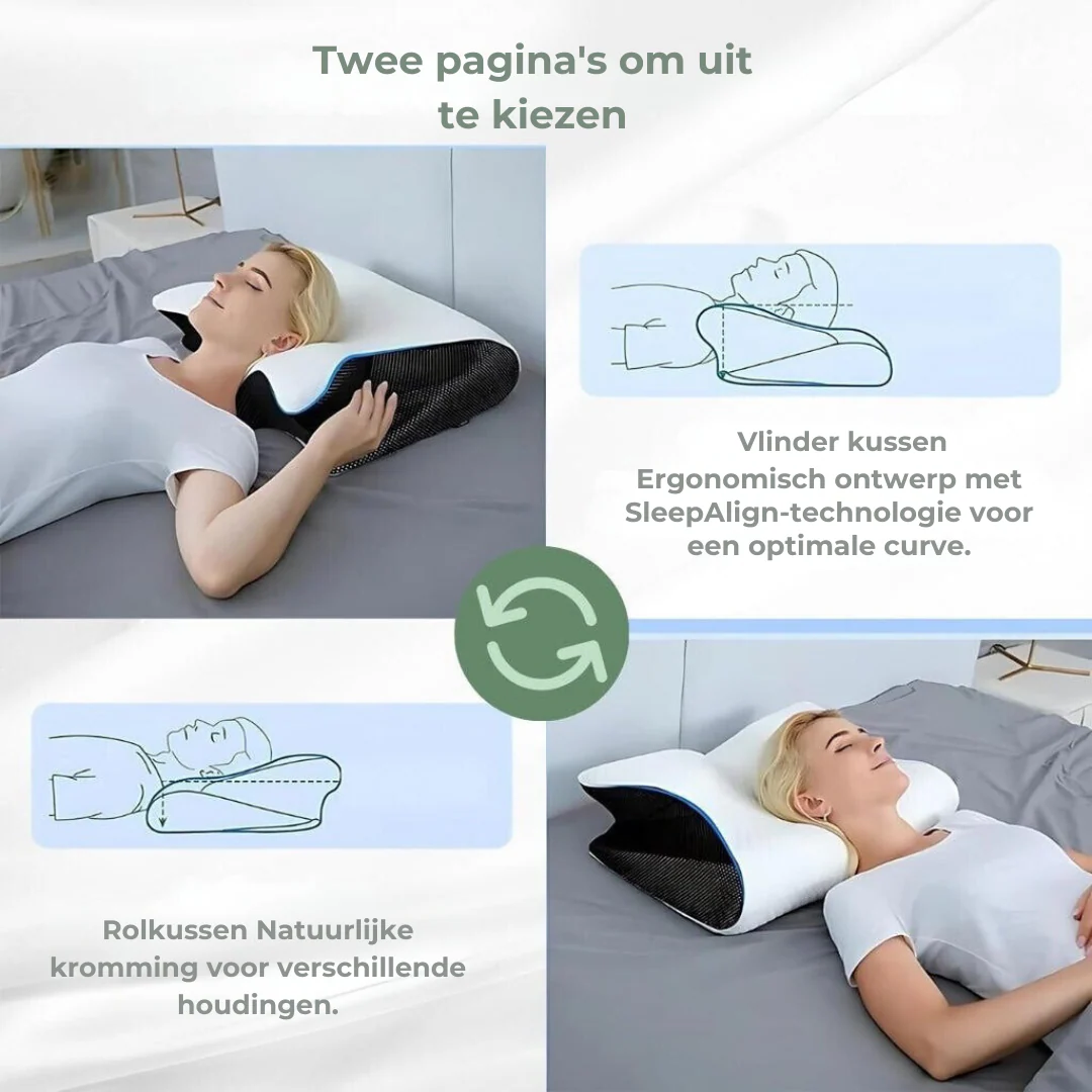 Ergonomisch Nekkussen Contourvorm voor Comfortabel Slapen - Image 6