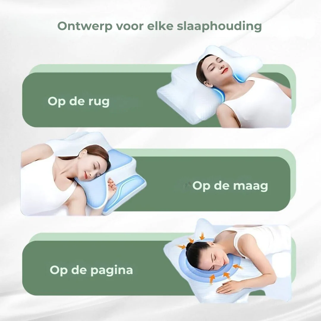 Ergonomisch Nekkussen Contourvorm voor Comfortabel Slapen - Image 7