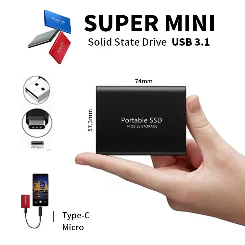 Externe SSD 128 TB Compact en Betrouwbaar met Hoge Overdrachtssnelheid - Image 4