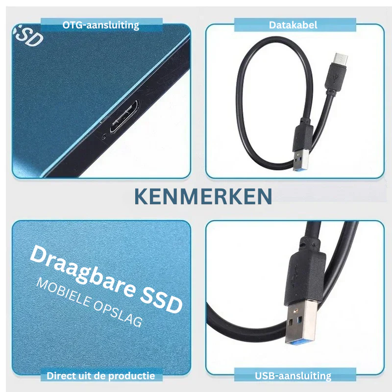 Externe SSD 128 TB Compact en Betrouwbaar met Hoge Overdrachtssnelheid - Image 5