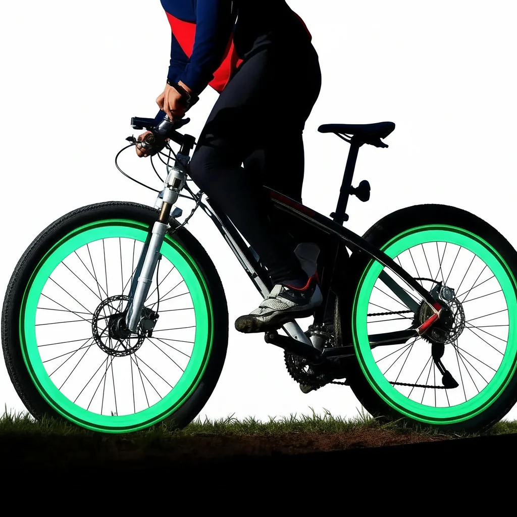Fietsventielverlichting LED voor Nachtelijke Rit