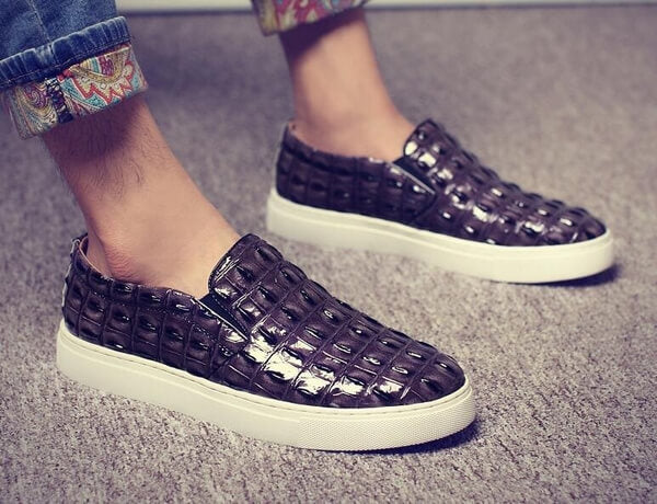 Leren Crocodile Loafers - Image 10