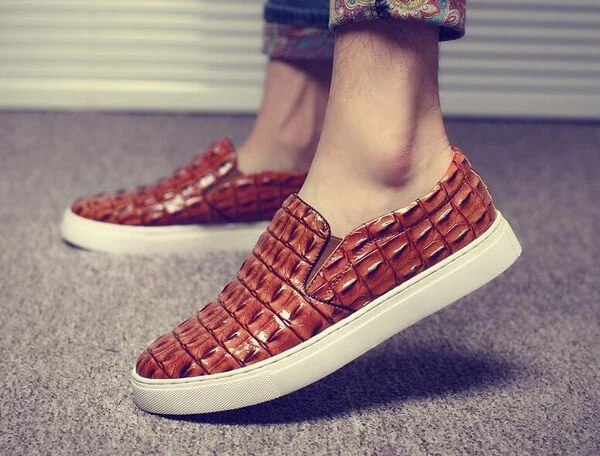 Leren Crocodile Loafers - Image 4