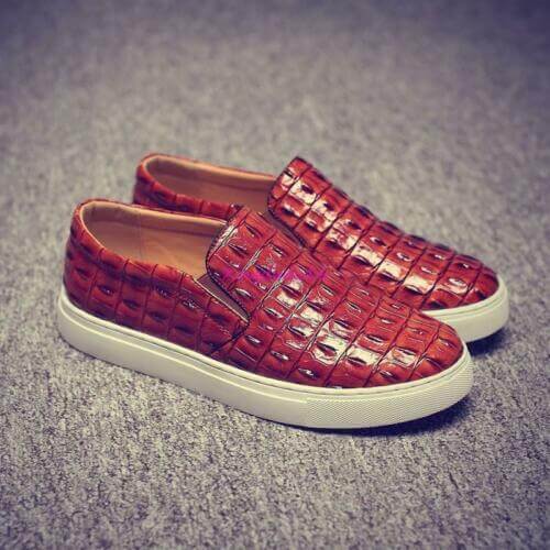 Leren Crocodile Loafers - Image 6