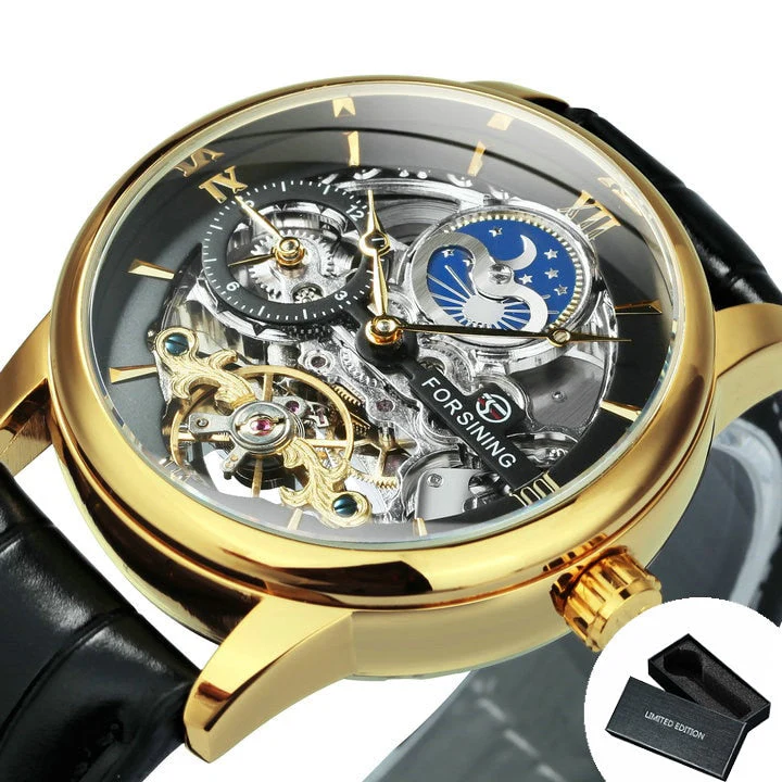 Forsining Heren Skelet Horloge - Image 10