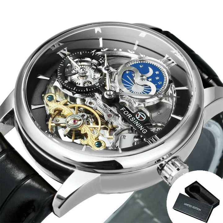 Forsining Heren Skelet Horloge - Image 11