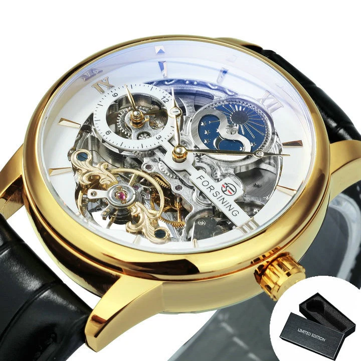 Forsining Heren Skelet Horloge - Image 12