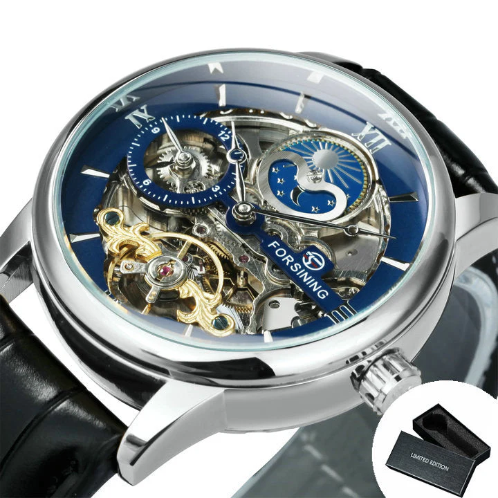 Forsining Heren Skelet Horloge - Image 7