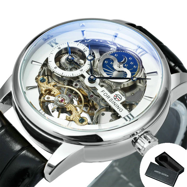 Forsining Heren Skelet Horloge - Image 8