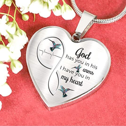 God Heeft je In Zijn Armen Kolibrie Ketting - Image 4
