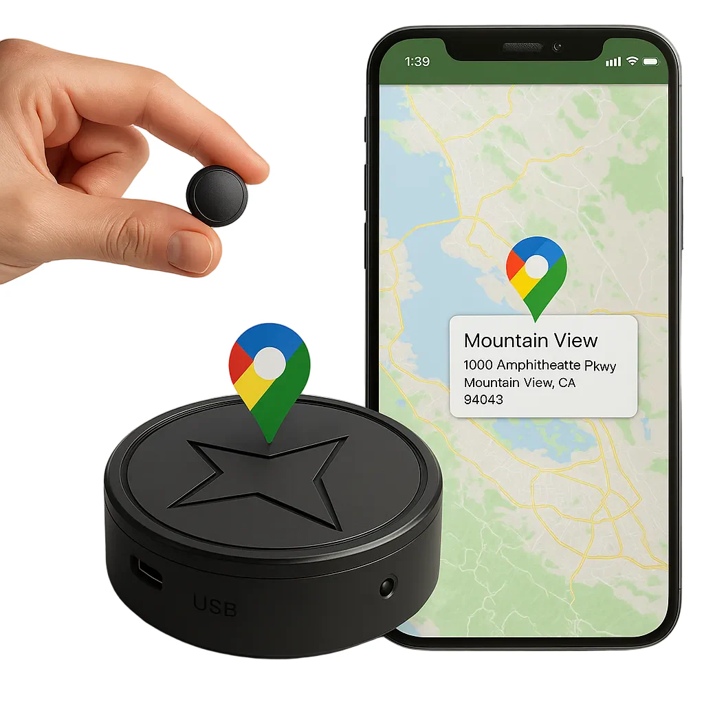 GPS-tracker voor voertuigen met krachtige magnetische bevestiging