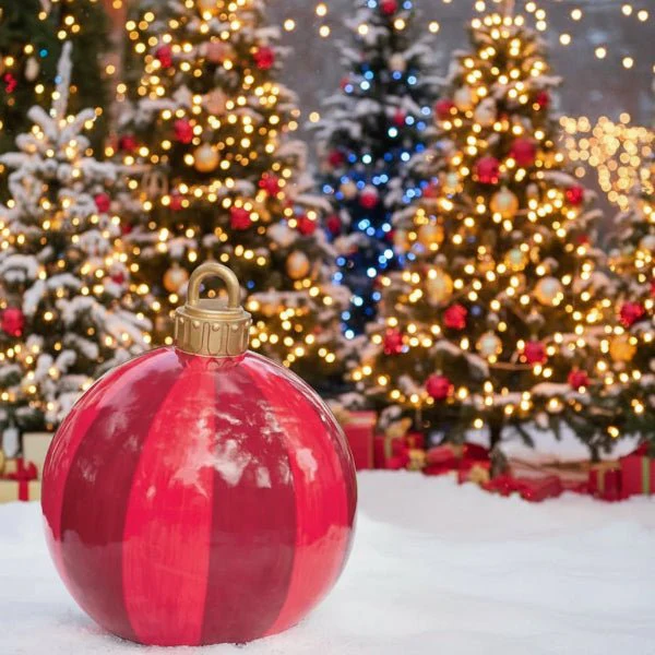 Grote Opblaasbare Kerstballen voor Binnen en Buiten - Image 5