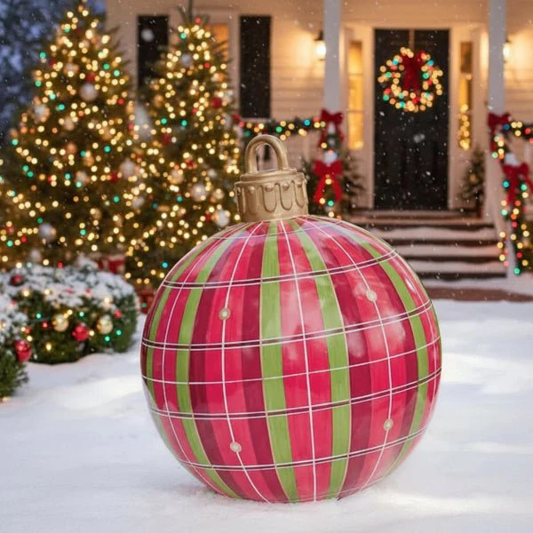 Grote Opblaasbare Kerstballen voor Binnen en Buiten - Image 6