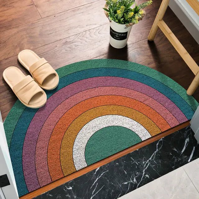 Halfronde Deurmat met Regenboog en Watermeloenprint - Image 5