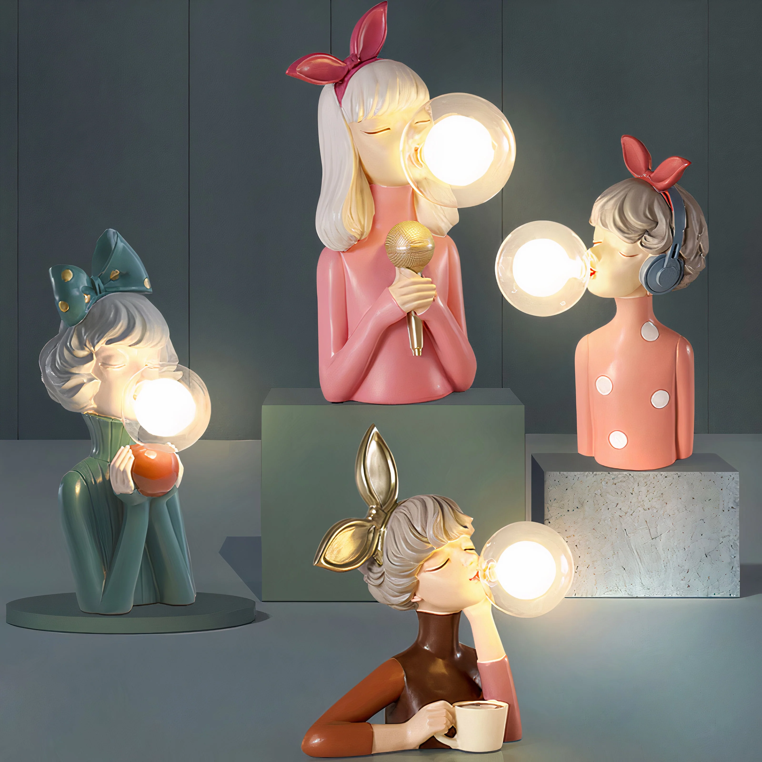 Handgemaakte Tafellamp Uniek Design voor Sfeervolle Verlichting - Image 3