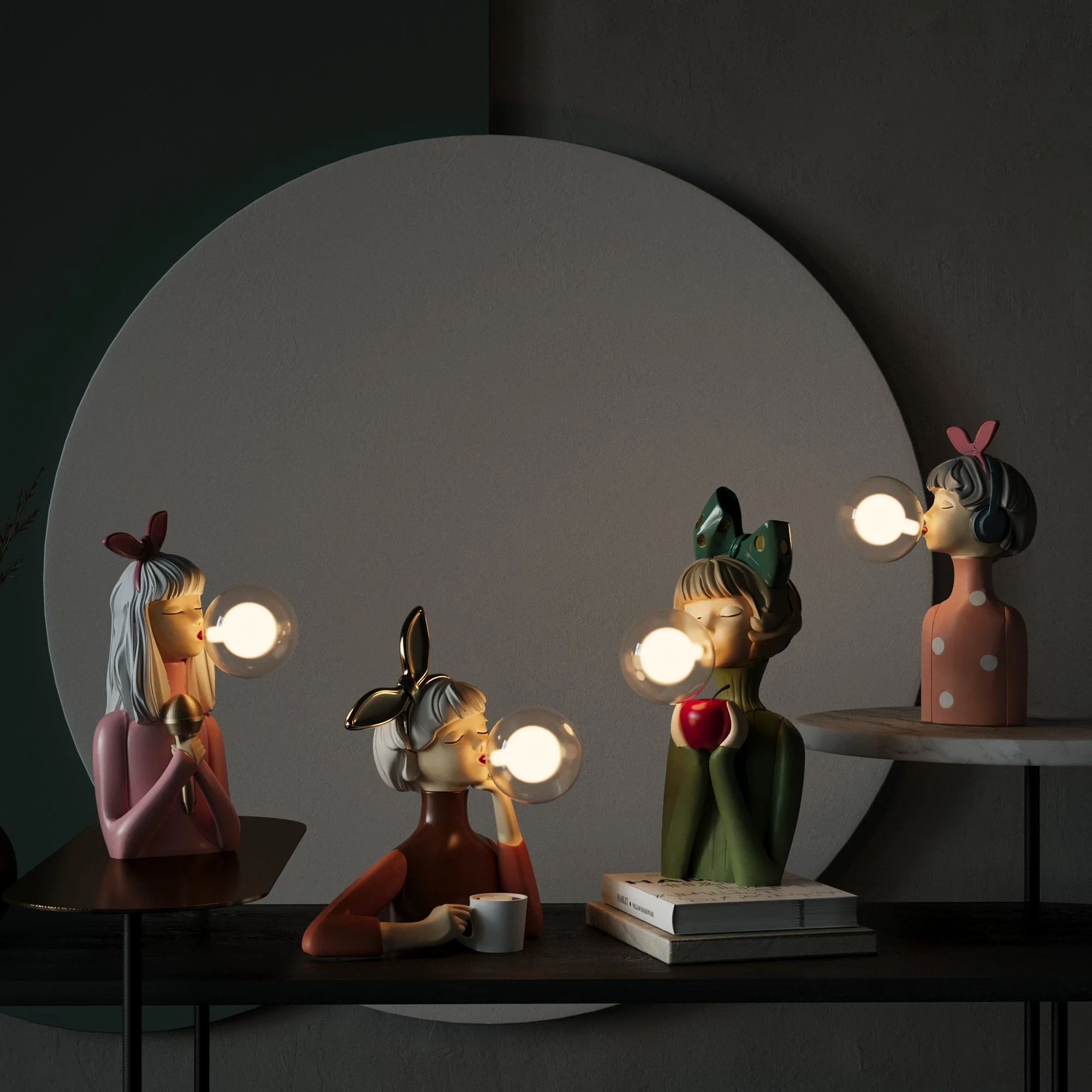 Handgemaakte Tafellamp Uniek Design voor Sfeervolle Verlichting - Image 6