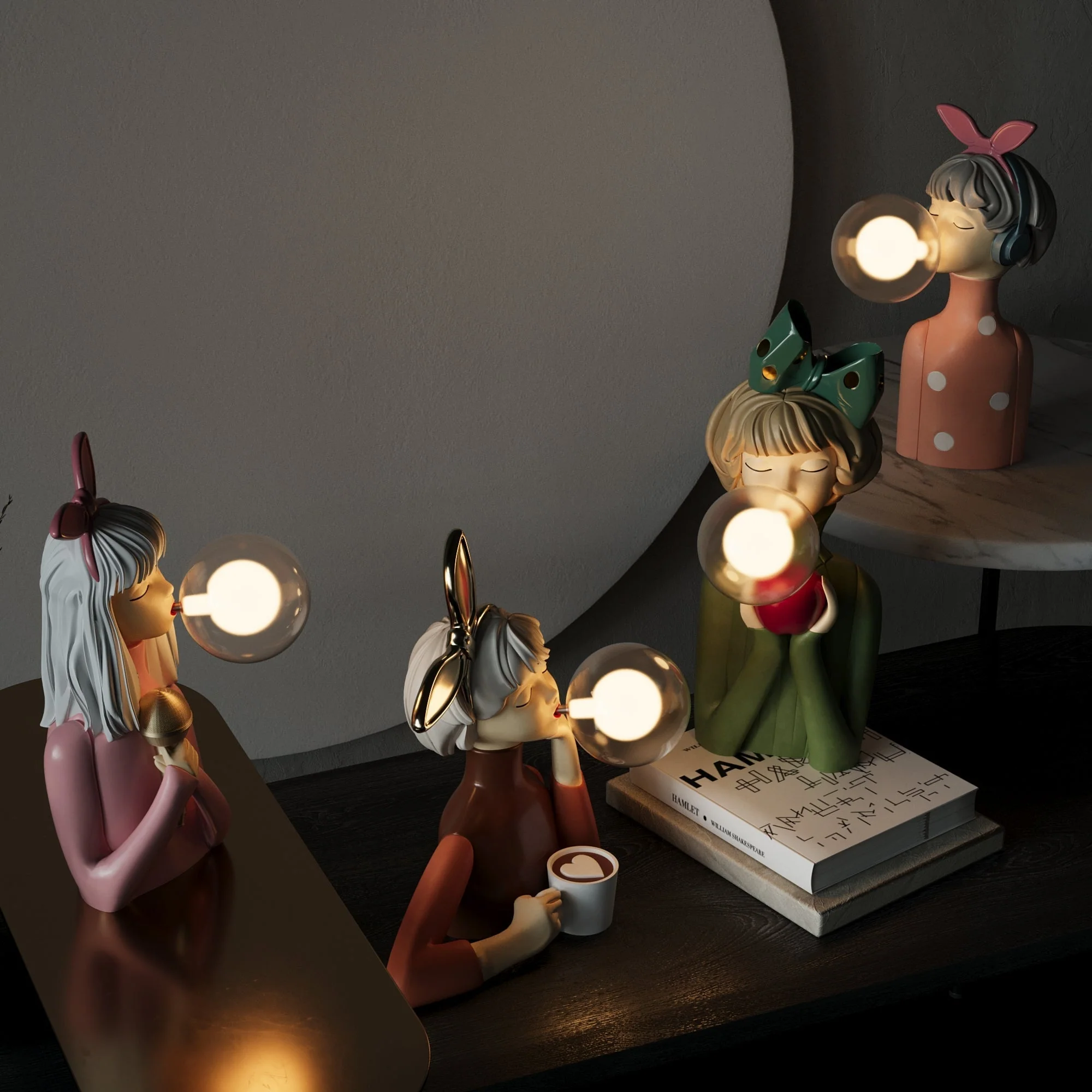 Handgemaakte Tafellamp Uniek Design voor Sfeervolle Verlichting - Image 7