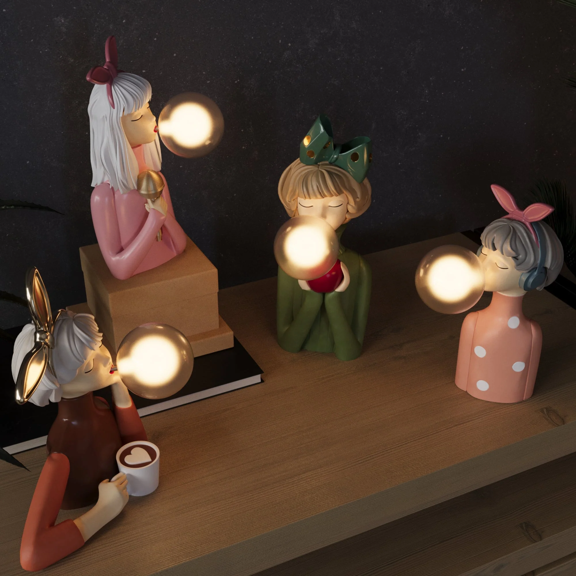 Handgemaakte Tafellamp Uniek Design voor Sfeervolle Verlichting - Image 8