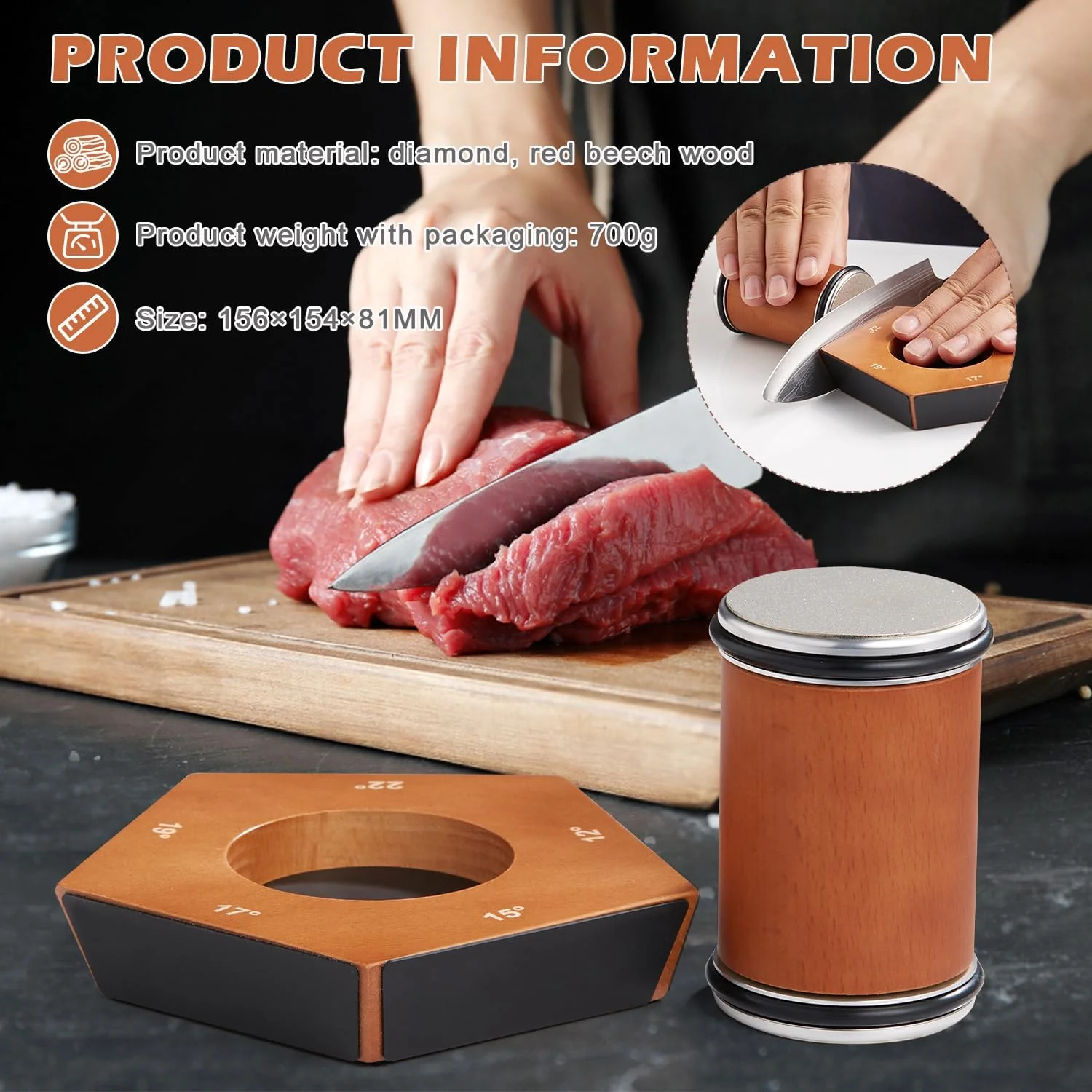 Handmatige Messenslijper Roterend voor Keuken - Image 5