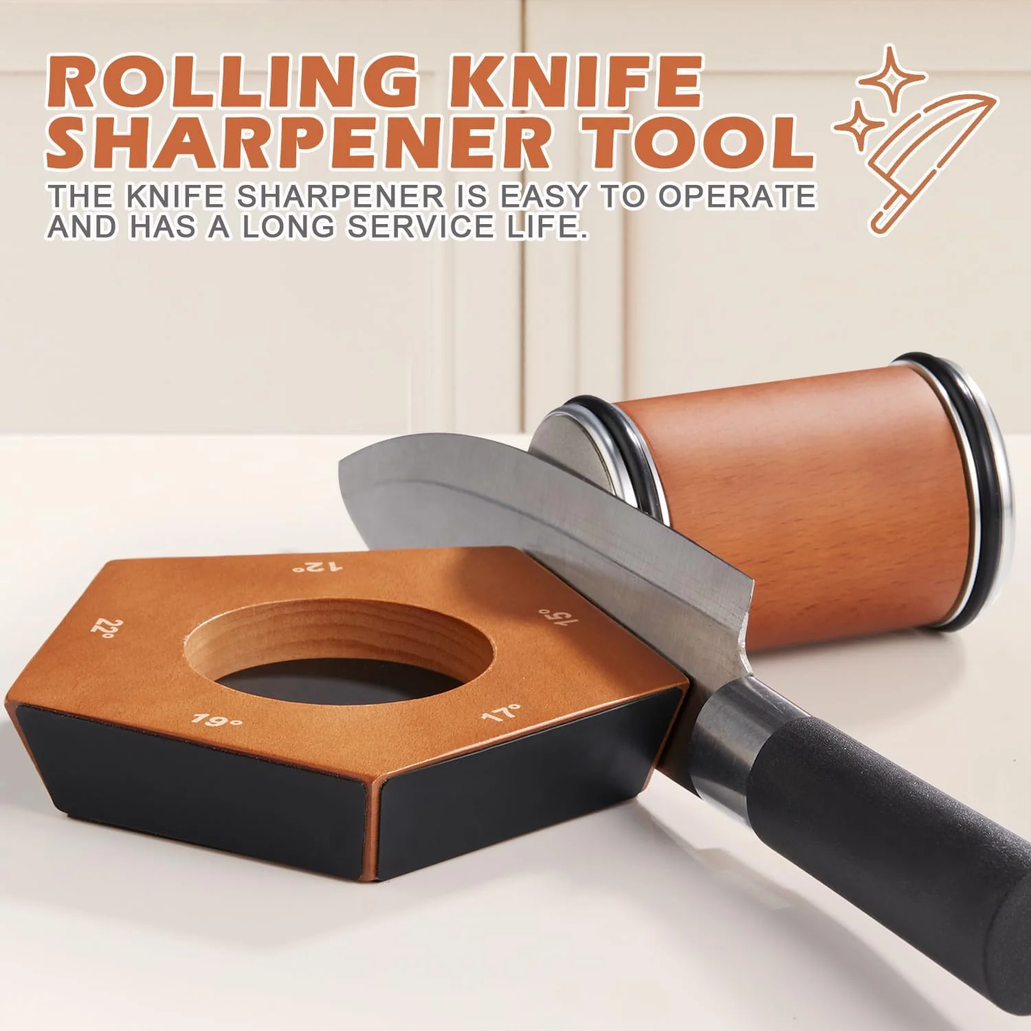 Handmatige Messenslijper Roterend voor Keuken - Image 7