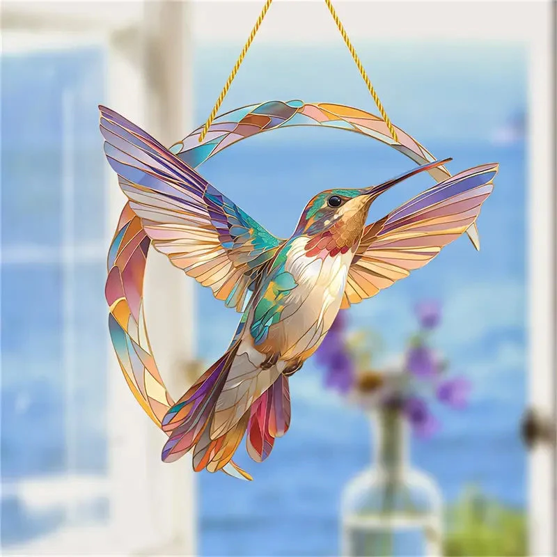 Hangende Raamdecoratie Kolibrie Prisma Lichtvanger - Image 2