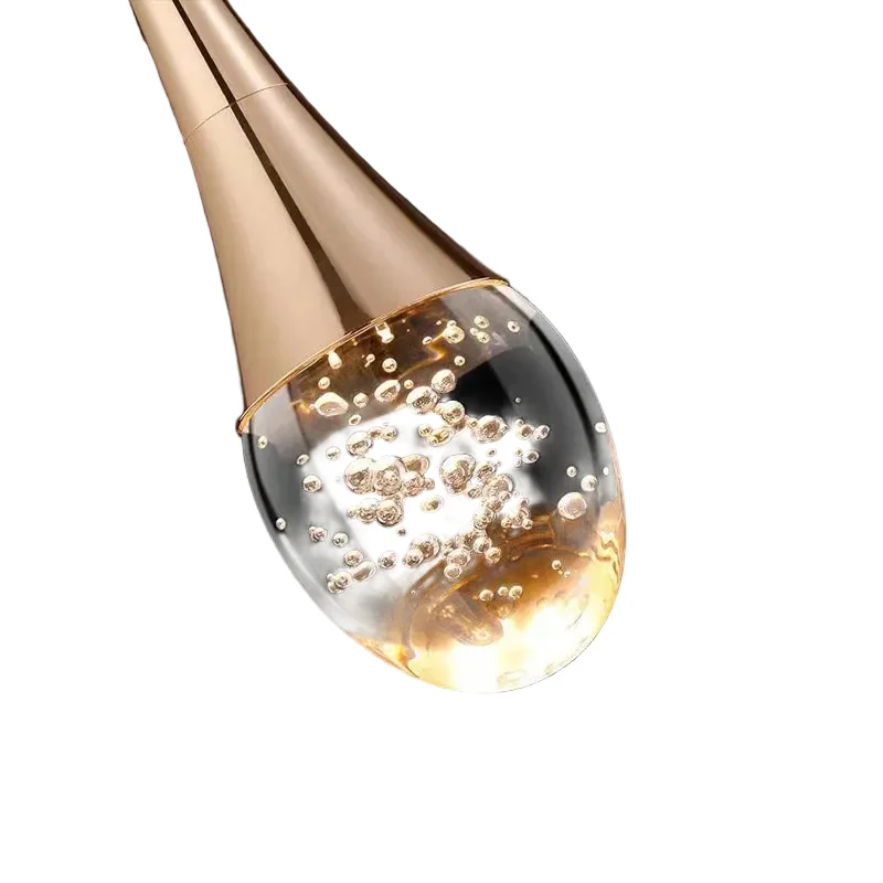 Hanglamp Druppelvormig Glas voor Eettafel en Woonkamer Lamp